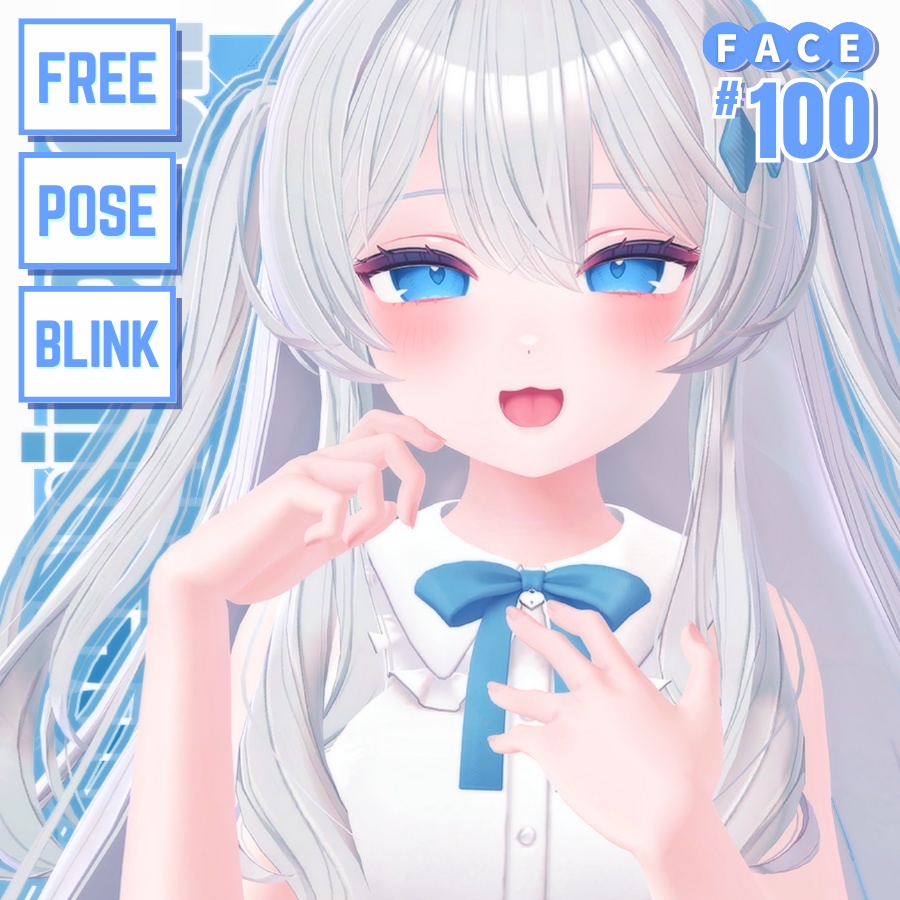 💗6/29【FREE/無料】Lime100Type❥動くまばたきFace&PoseAnimations ⌖ ݁˚