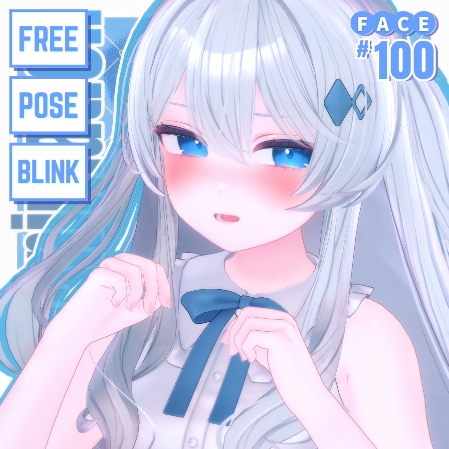 💗【FREE/無料】Lime100Type❥動くまばたきFace&PoseAnimations ⌖ ݁˚