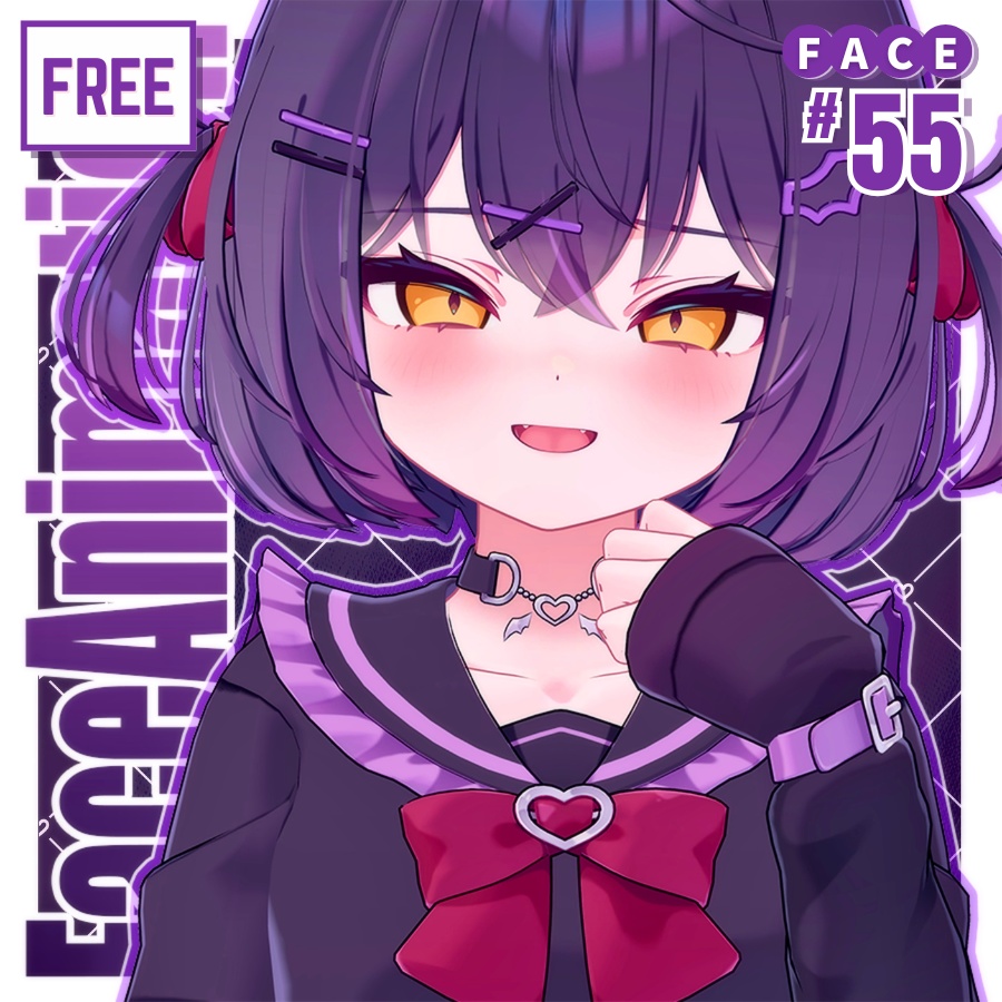 【FREE/無料】ショコラChocolat55Type❥FaceAnimation表情パッケージ.𖥔⌖݁˚