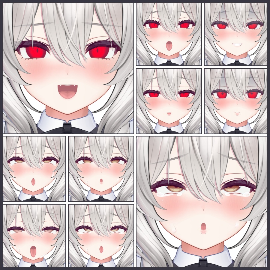 💗【FREE/無料】Milltina100Type❥動くまばたきFace&PoseAnimations ⌖ ݁˚