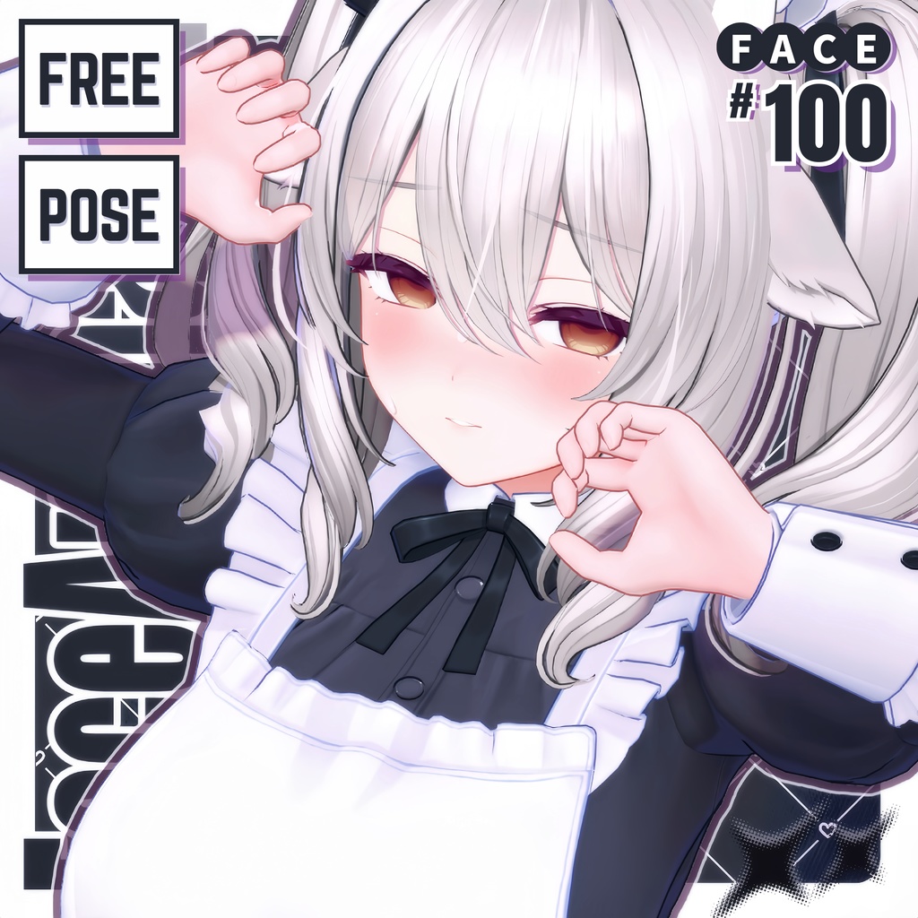 💗6/1【FREE/無料】ミルティナMilltina100Type ❥ Face&Pose Animations ⌖ ݁˚