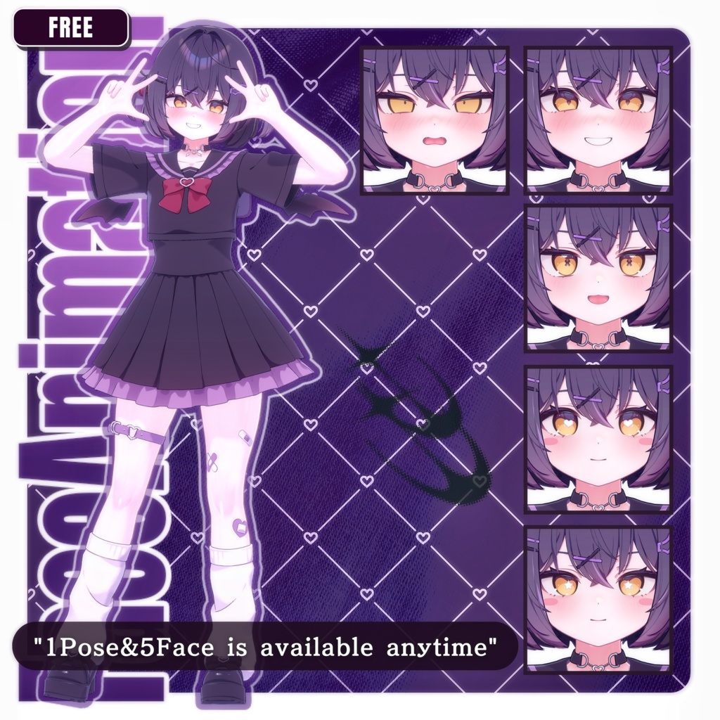 💗24h限定無料増加中💗【FREE/無料】Chocolat100Type❥動くまばたきFace&PoseAnimations ⌖ ݁˚