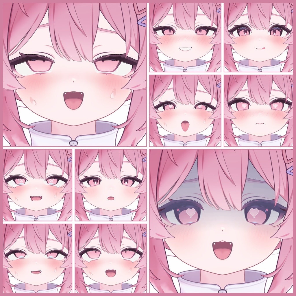 💗~1/11sale【FREE/無料】Plum100Type❥動くまばたきFace&PoseAnimations ⌖ ݁˚