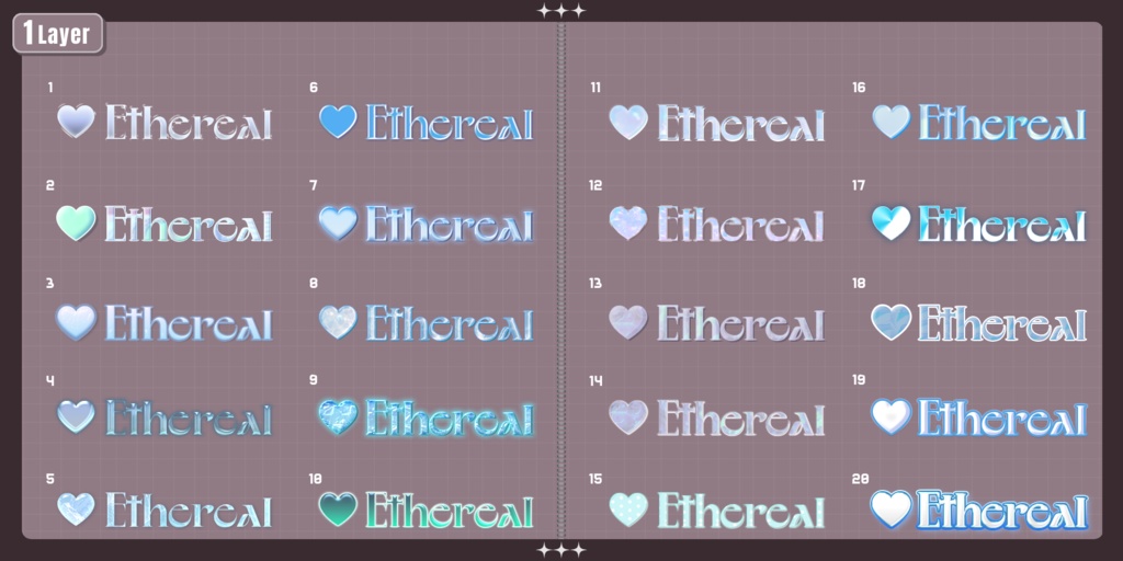 💗72h限定FREE&SALE【FREE/商用OK】+500StylePack❥文字装飾レイヤースタイル