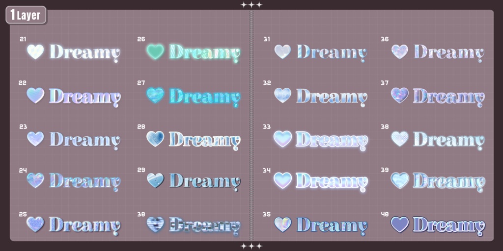 💗72h限定FREE&SALE【FREE/商用OK】+500StylePack❥文字装飾レイヤースタイル