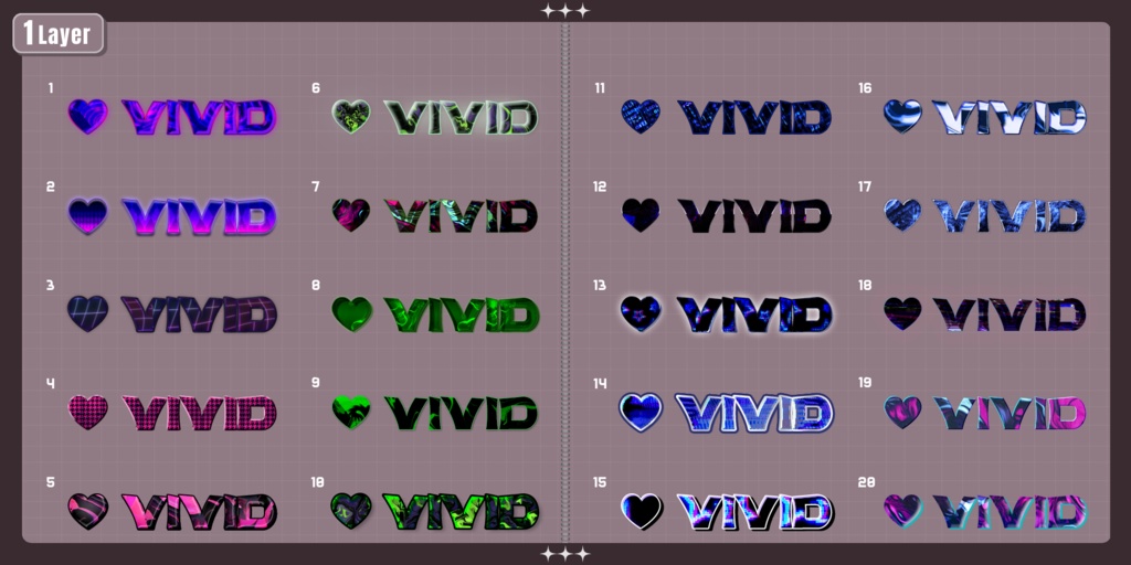 💗72h限定FREE&SALE【FREE/商用OK】+500StylePack❥文字装飾レイヤースタイル