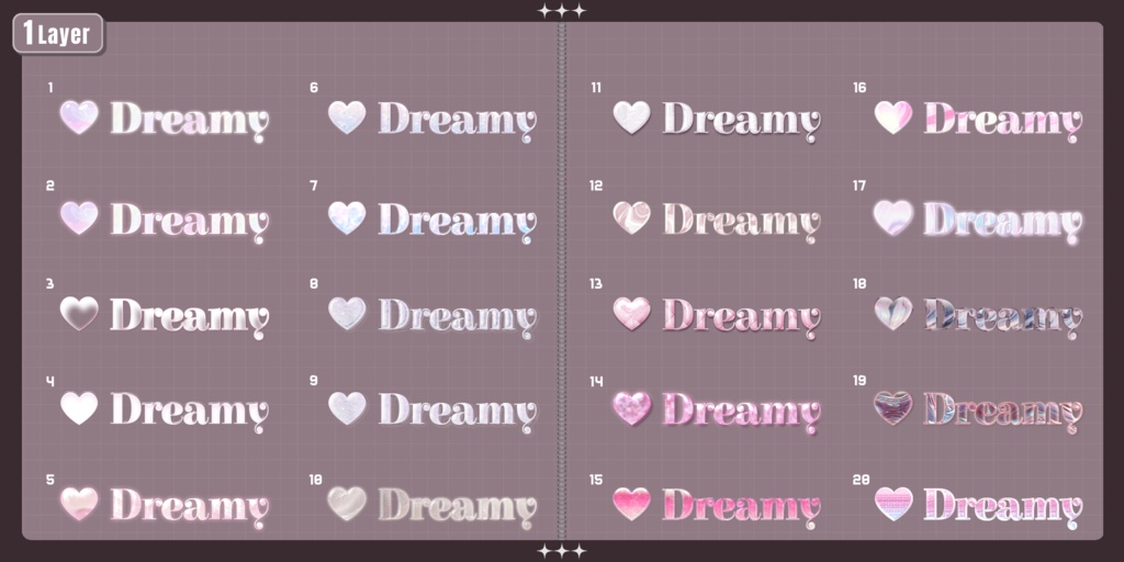 💗72h限定FREE&SALE【FREE/商用OK】+500StylePack❥文字装飾レイヤースタイル