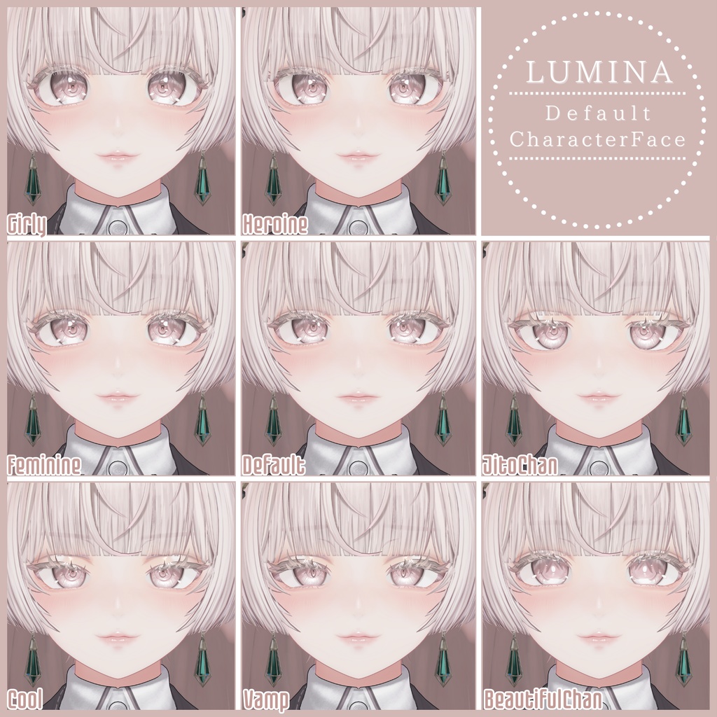 🎁24h限定FREE🎁【FREE/無料】Lumina100Type❥動くまばたきFace&PoseAnimations ⌖ ݁˚