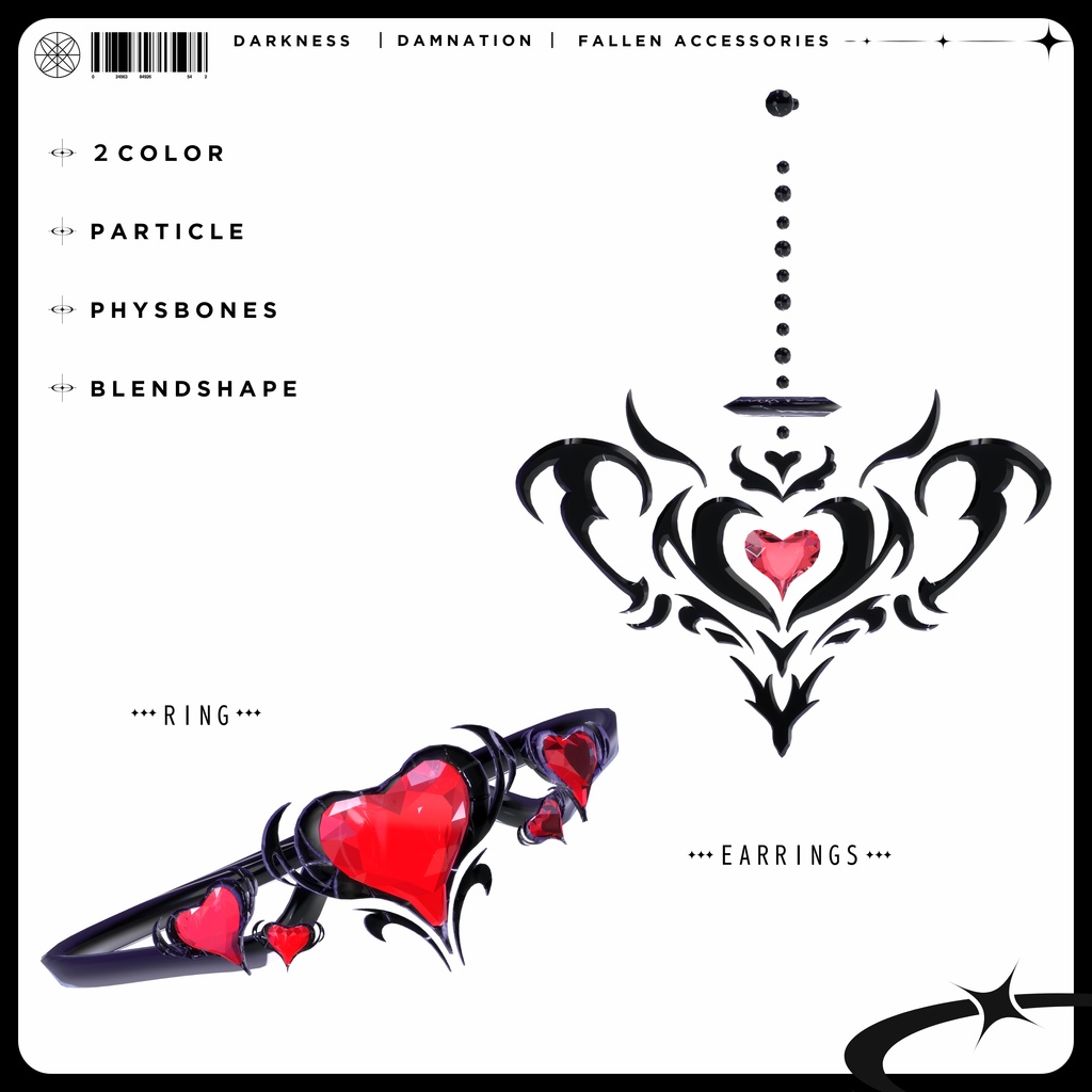 🎁24h限定FREE🎁&~1/4SALE【FREE/商用OK/実物】悪&光堕ち∔3TouchMysticTattoo↝《MA対応》