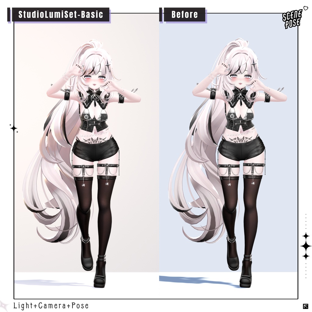 【FREE/商用OK】撮影向けPoseAnimation ❮ SIT_100pose-Vol.1 ❯