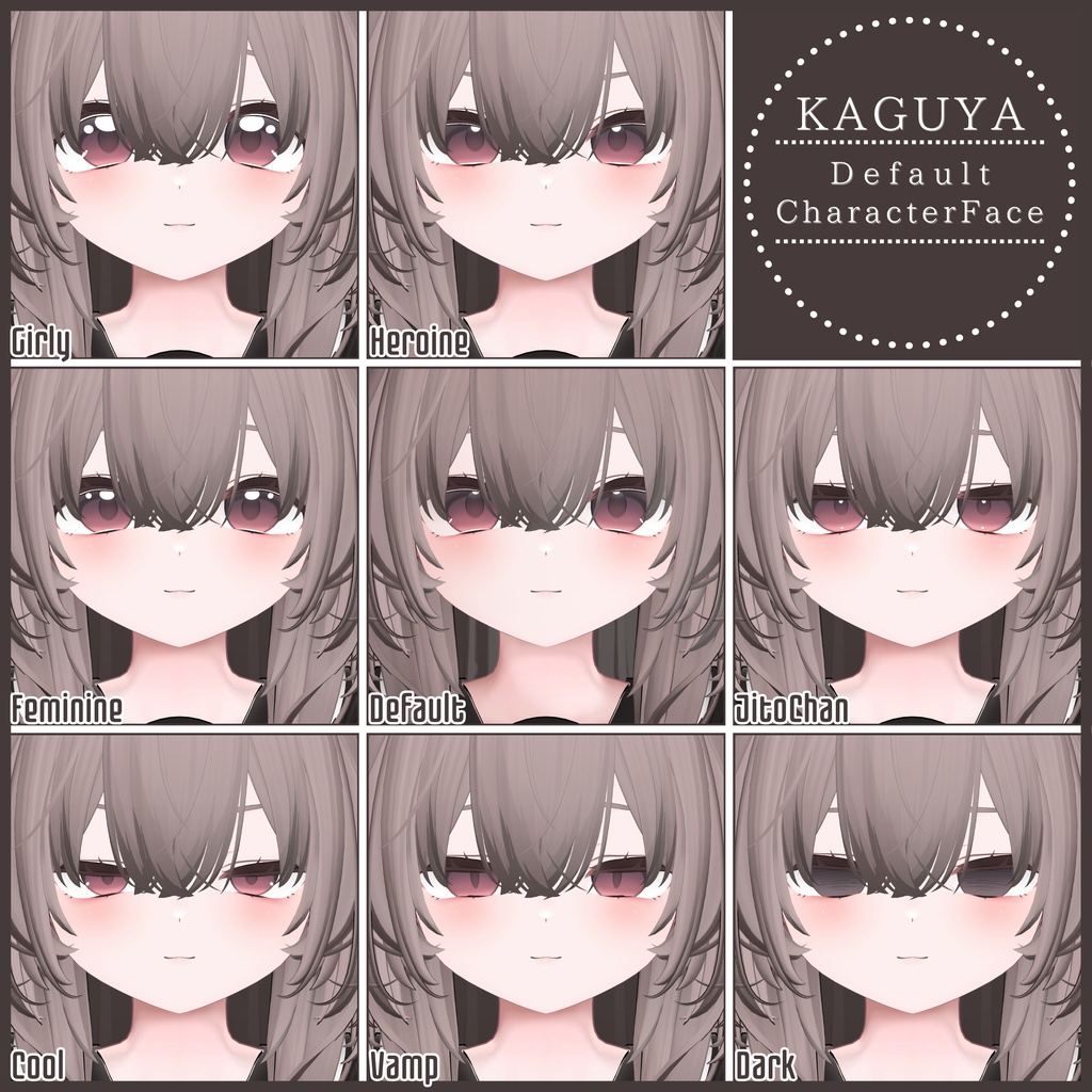 !!発売記念SALE~7.31!!💗【FREE/無料】Kaguya100Type❥動くまばたきFace&PoseAnimations ⌖ ݁˚