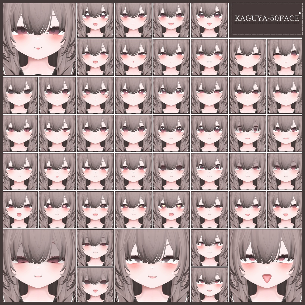 !!発売記念SALE~7.31!!💗【FREE/無料】Kaguya100Type❥動くまばたきFace&PoseAnimations ⌖ ݁˚