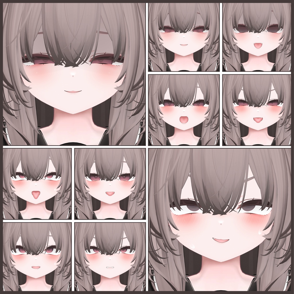 !!発売記念SALE~7.31!!💗【FREE/無料】Kaguya100Type❥動くまばたきFace&PoseAnimations ⌖ ݁˚