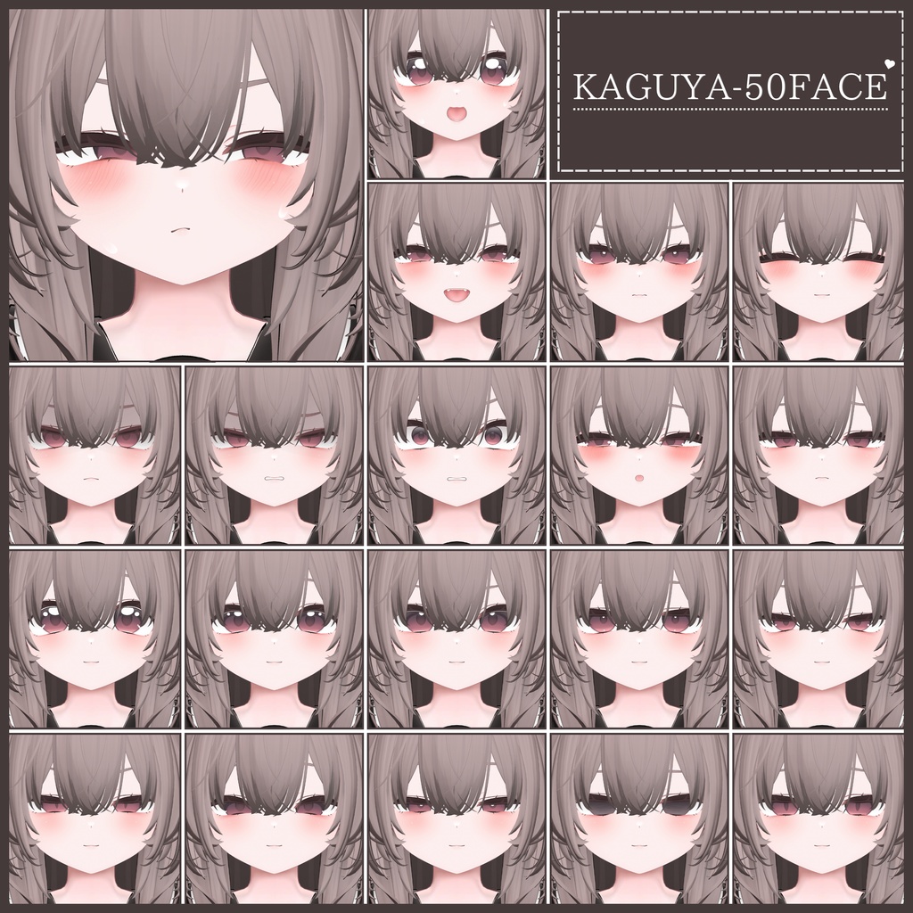 !!発売記念SALE~7.31!!💗【FREE/無料】Kaguya100Type❥動くまばたきFace&PoseAnimations ⌖ ݁˚