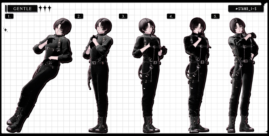 ❤️🔥発売記念BIG SALE~11.15!【FREE/商用OK】撮影向けPoseAnimation ❮ ⁺500-Vol.3 ❯