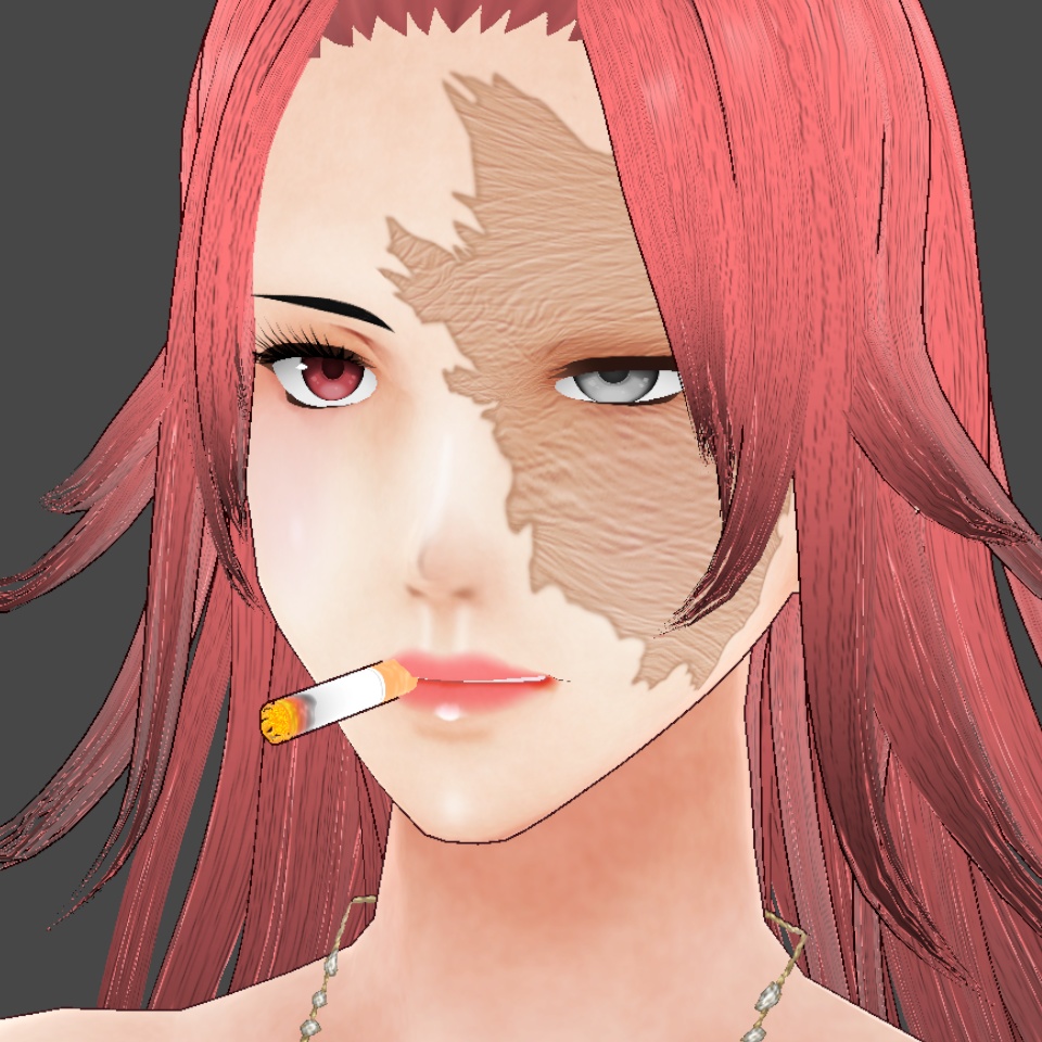 ※更新【VRoid】くわえタバコ【無料】