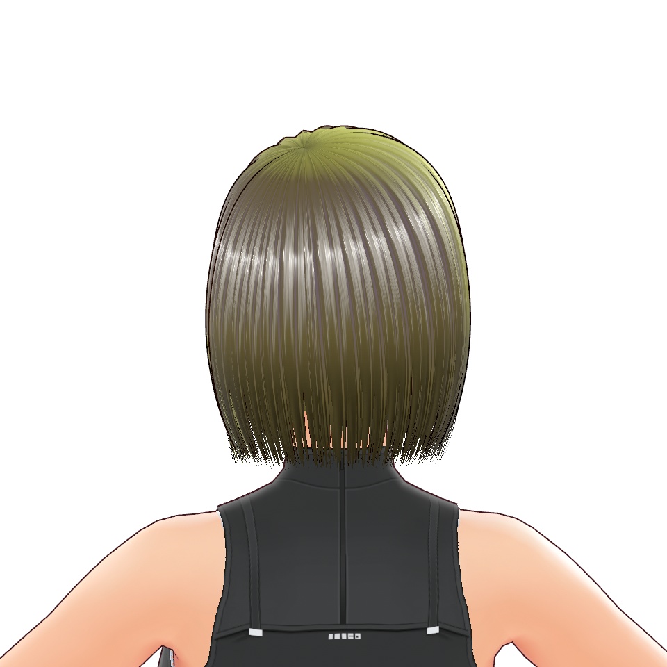 【VRoid】イケメンボブヘアー