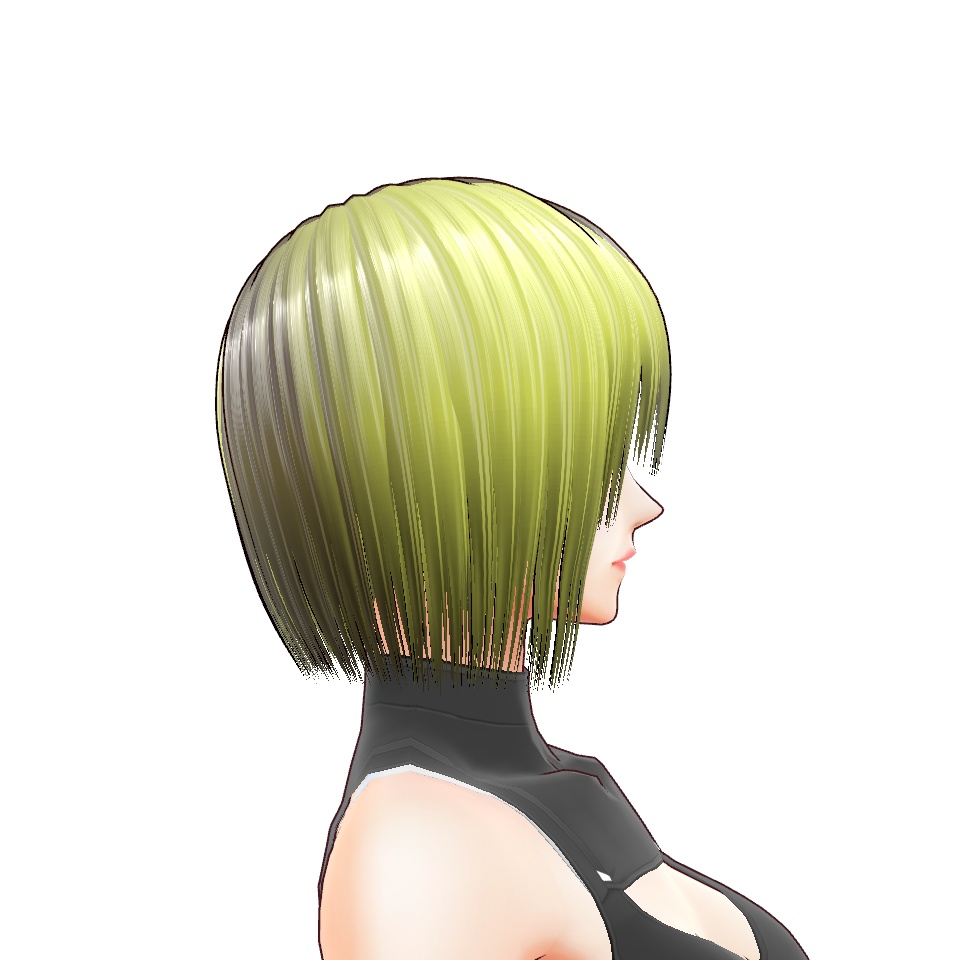 【VRoid】イケメンボブヘアー