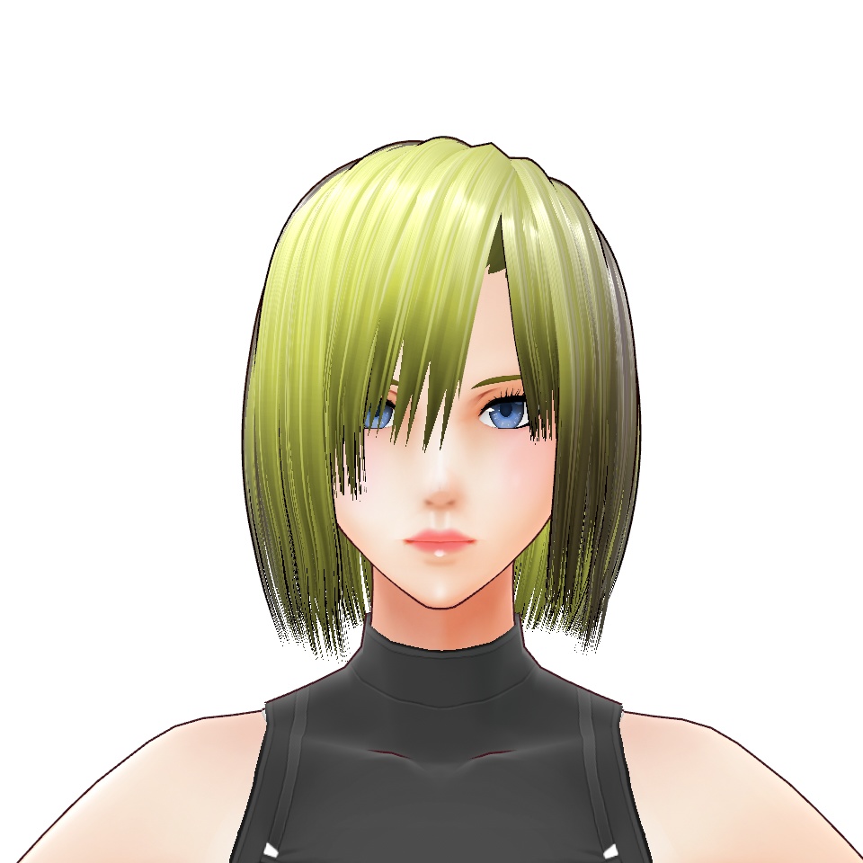 【VRoid】イケメンボブヘアー