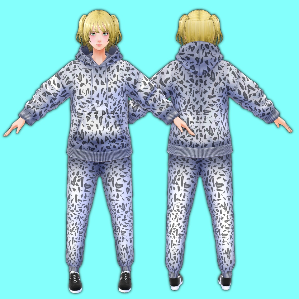 【VRoid】ユキヒョウウェア