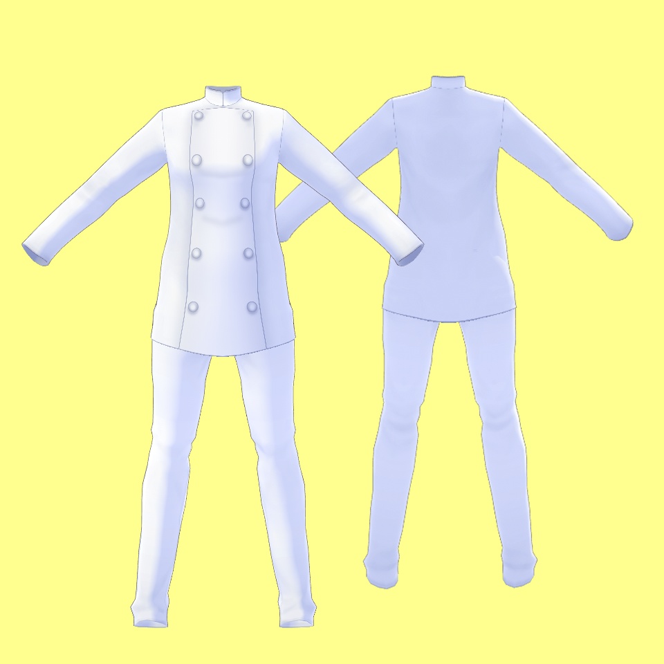 【VRoid】コック衣装