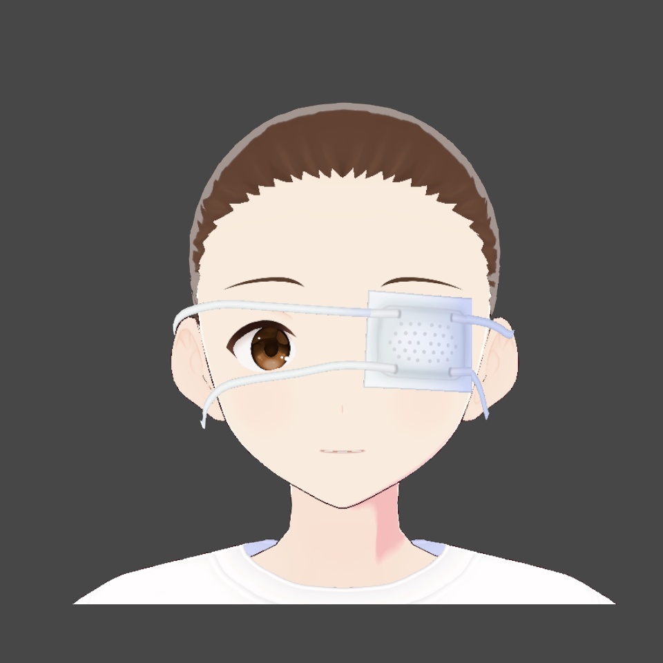 【VRoid】医療用眼帯【FREE】