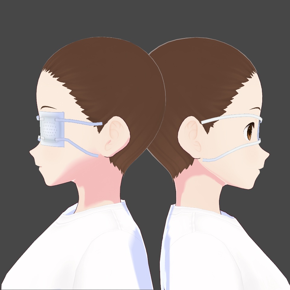 【VRoid】医療用眼帯【FREE】