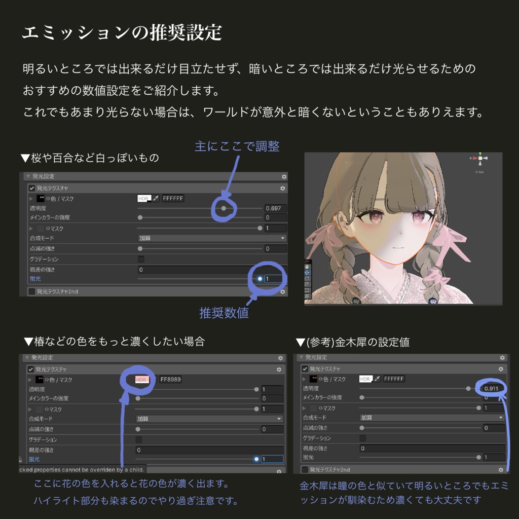 Secret Flower Eyes (fullpack)【3Dモデル付】