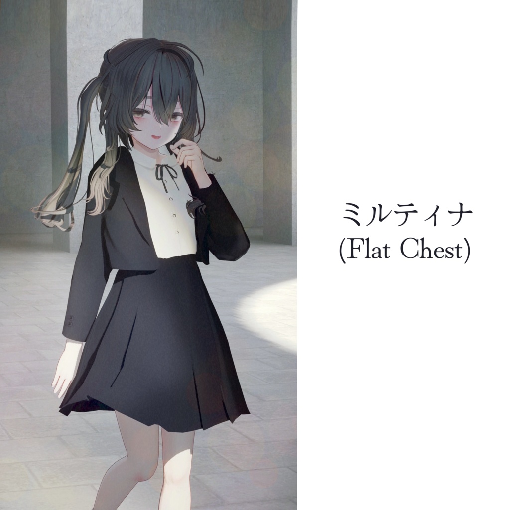 【対応アバター追加】薄暮台高等学校 -夏秋制服-