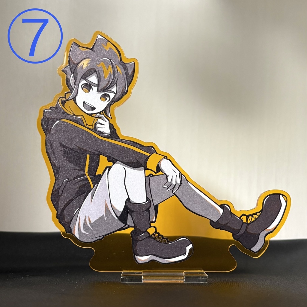 ⚡️おすわりクリアカラーアクリルスタンド