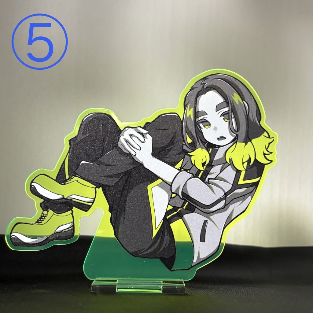 ⚡️おすわりクリアカラーアクリルスタンド