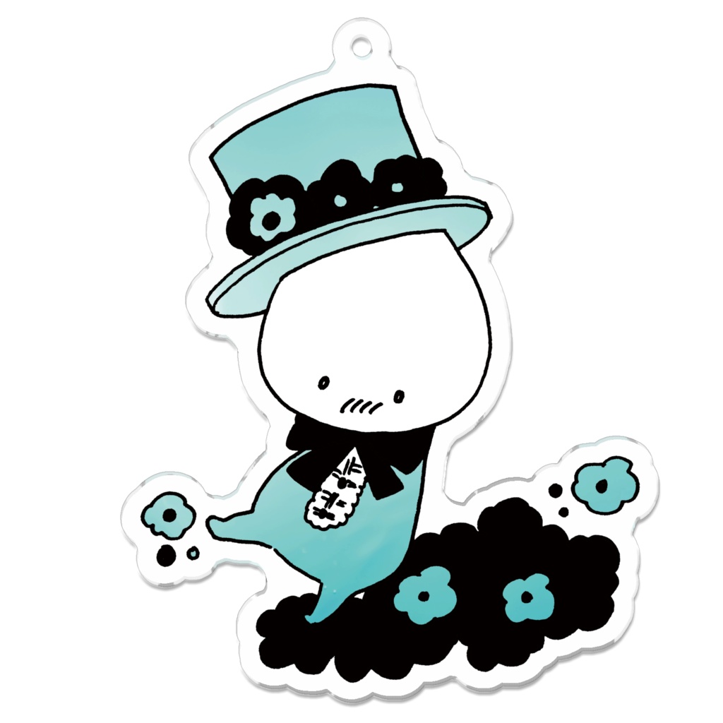 たまごだんしゃく 花咲くアクキーA