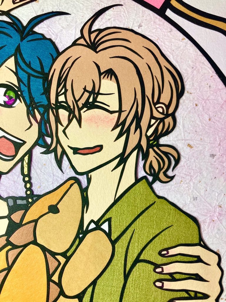 帝幻切り絵色紙①