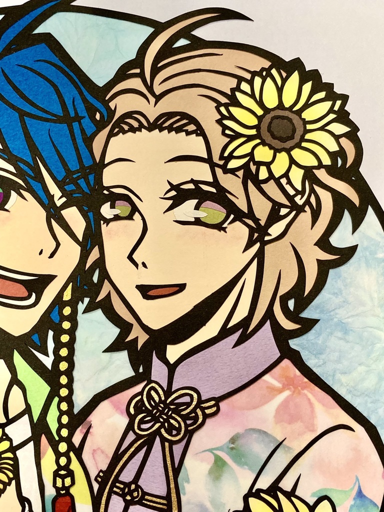 帝幻切り絵色紙③