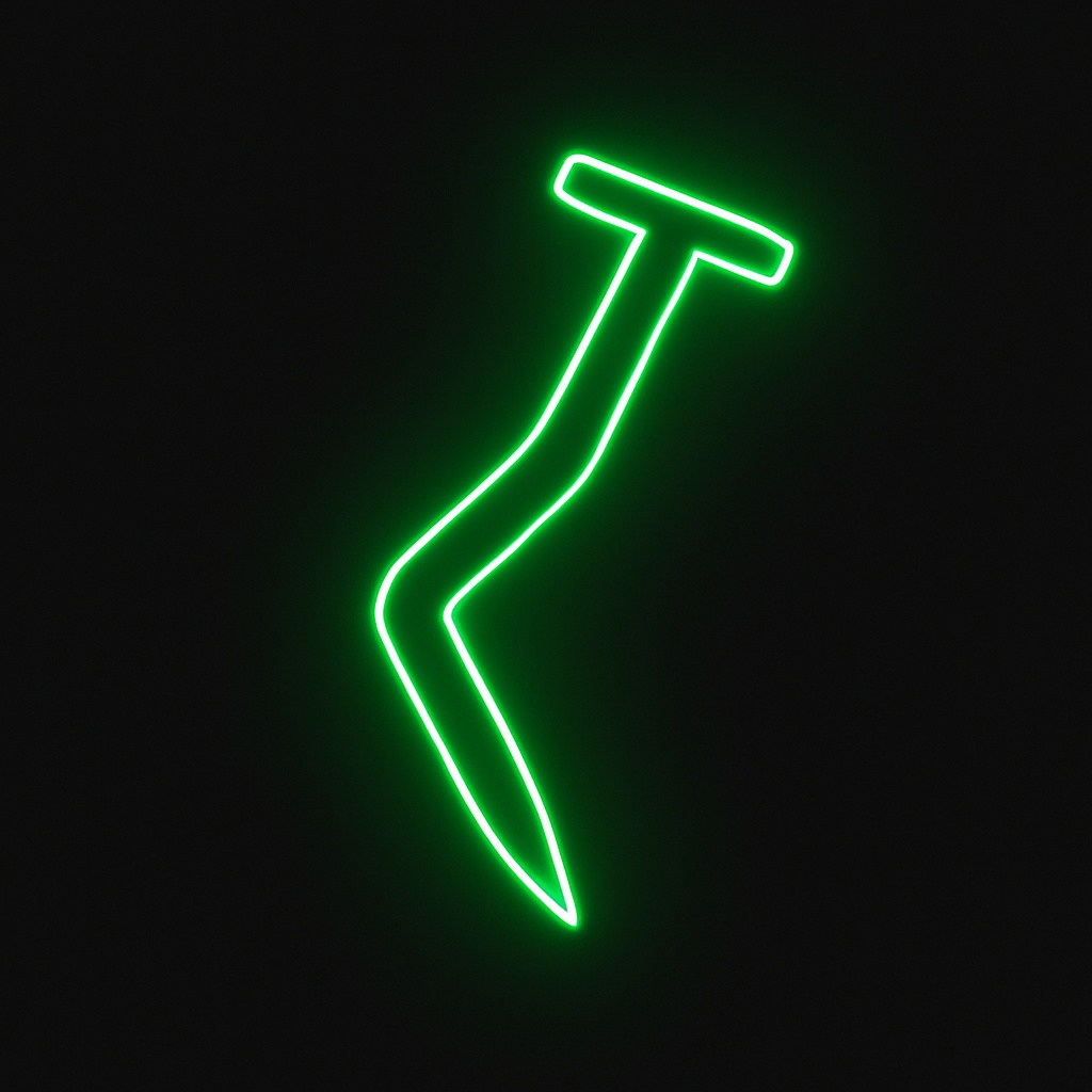 NEON BENT NAIL