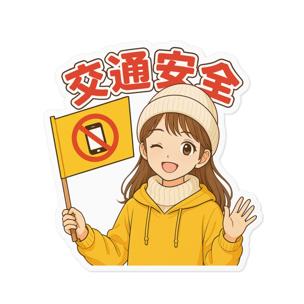 交通安全ステッカー