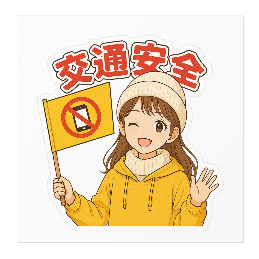 交通安全ステッカー