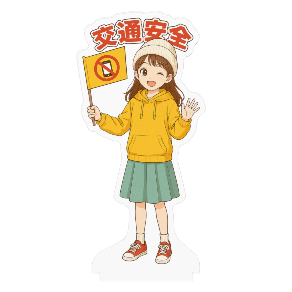 交通安全アクリルスタンド
