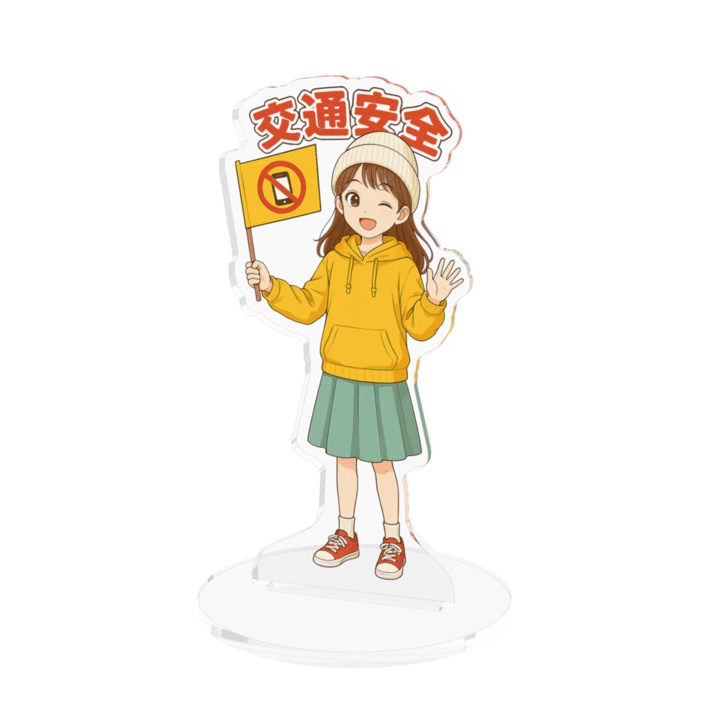 交通安全アクリルスタンド