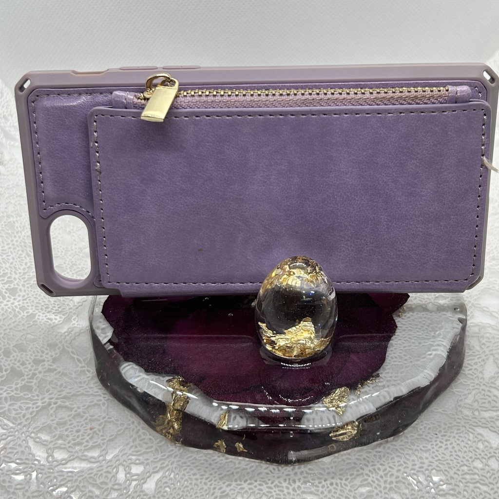 バラくまのアクセサリートレー 小物入れ メガネスタンド スマホスタンド ハンドメイド レジン ピアスイヤリング収納 ドライフラワー