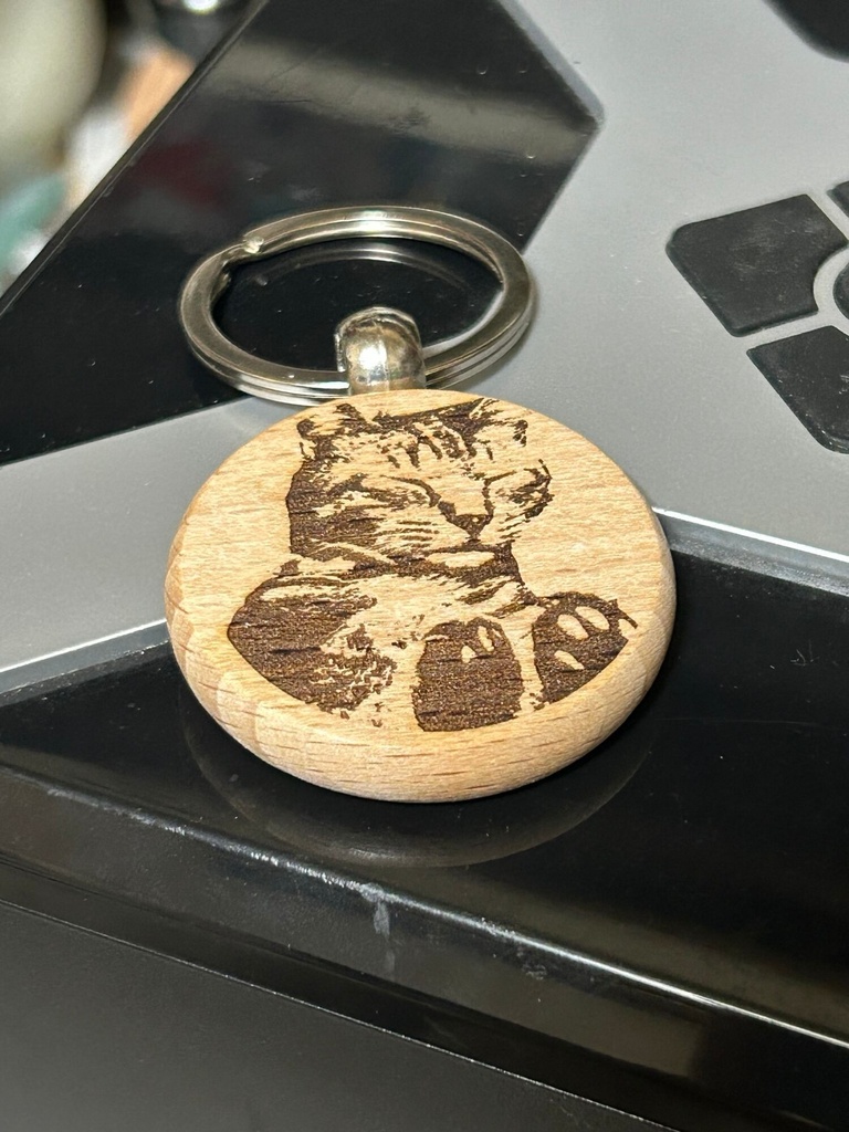 【お写真から制作】うちの子 木製キーホルダー|犬 猫 ペット 名入れ オーダーメイド レーザー刻印