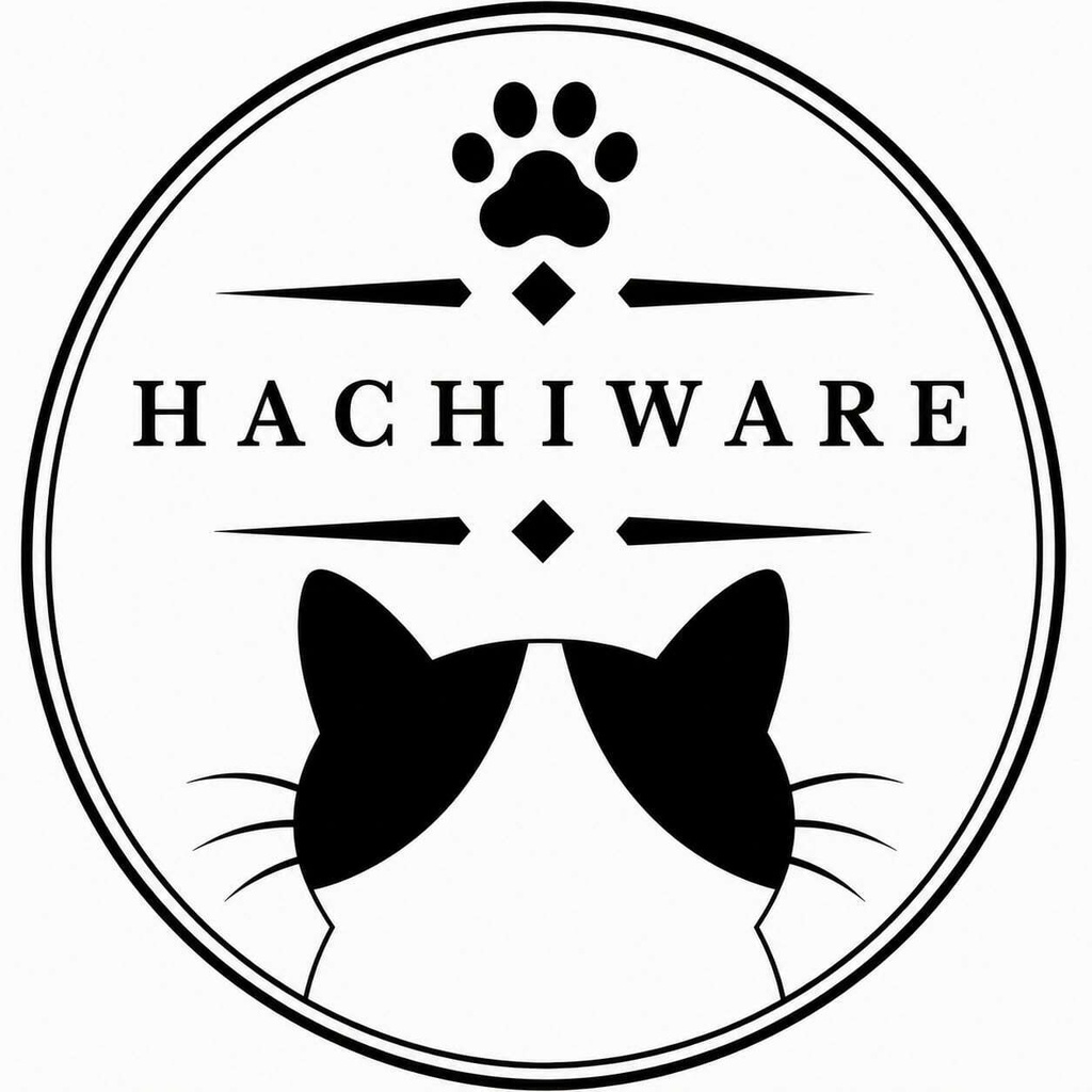 ハチワレ猫 木製キーホルダー|天然木ブナのレーザー刻印|猫好き・愛猫家へのプレゼント