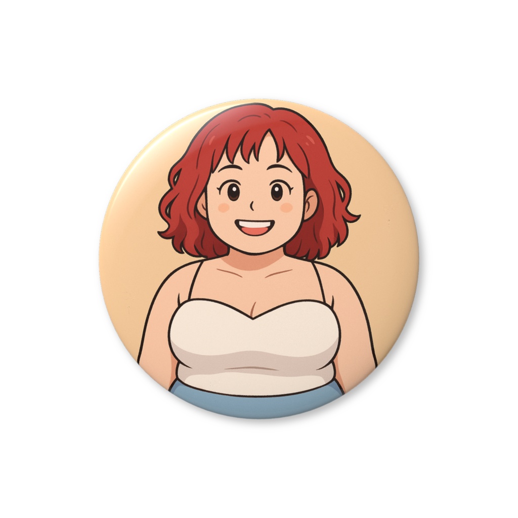 AIイラスト缶バッジ　セリ