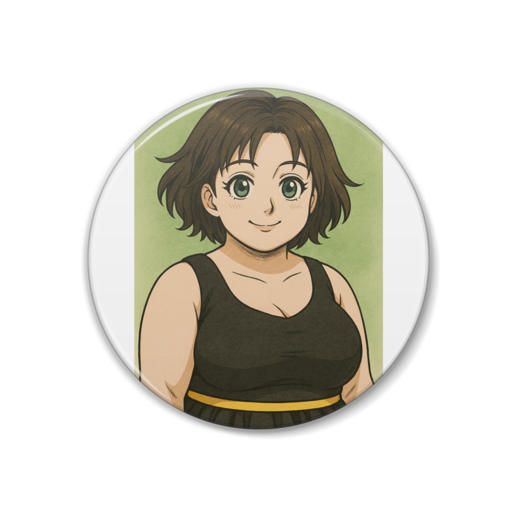 AIイラスト缶バッジ たつき