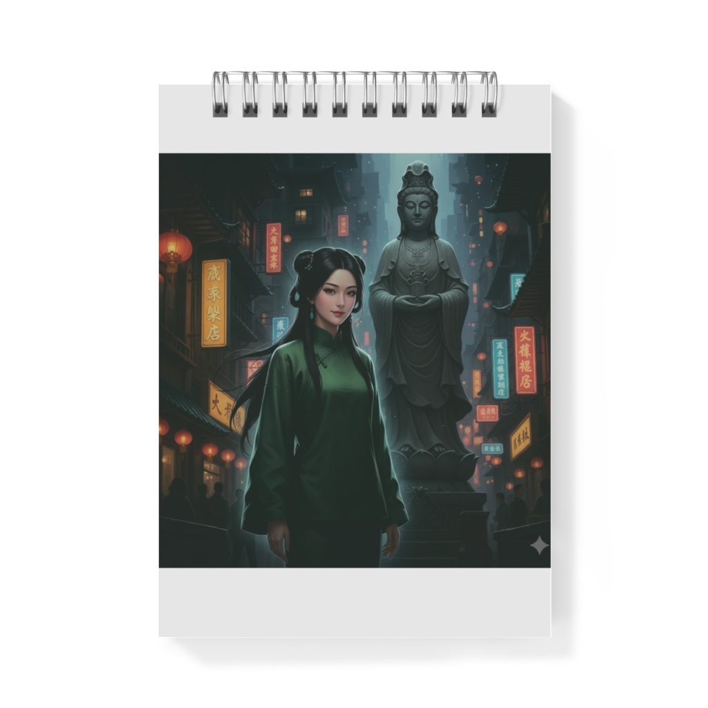 メモ帳　中華街の守り神メイリン