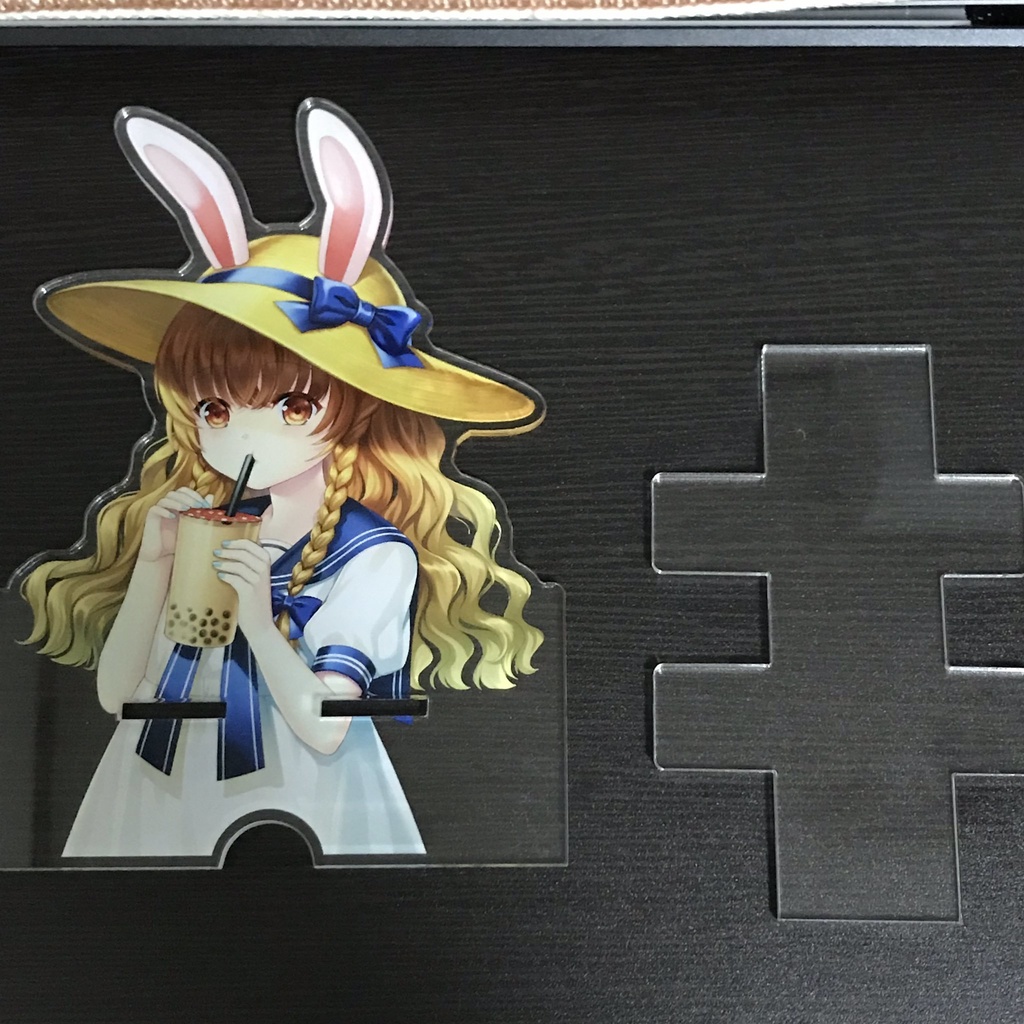 ウサ耳少女(夏)アクリルスマホスタンド