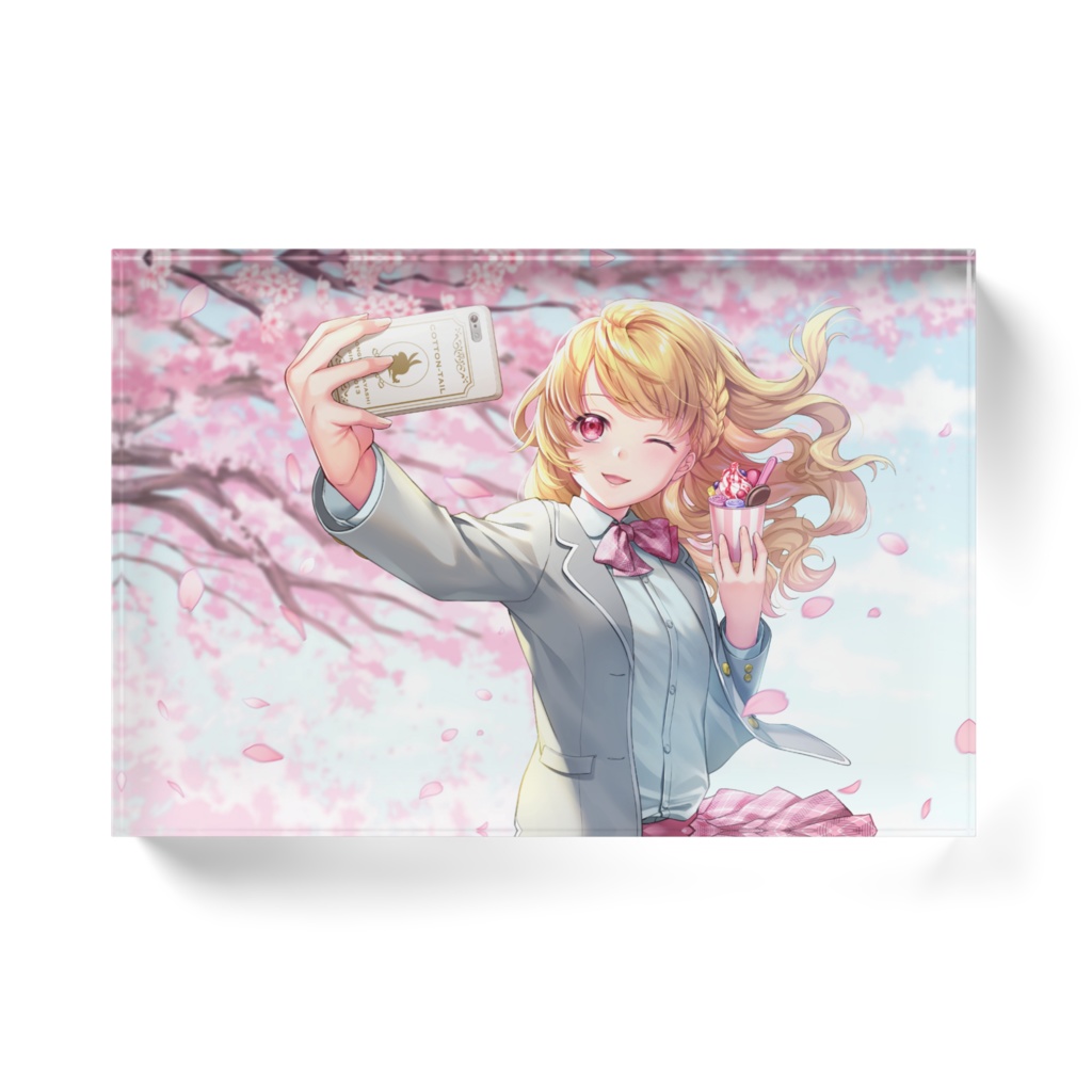 アクリルブロック(春)