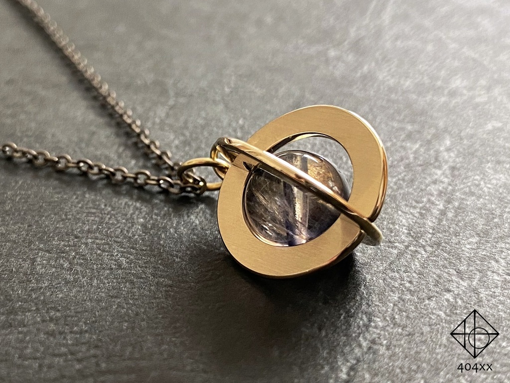 〈天球標本/銀河〉ペンダント