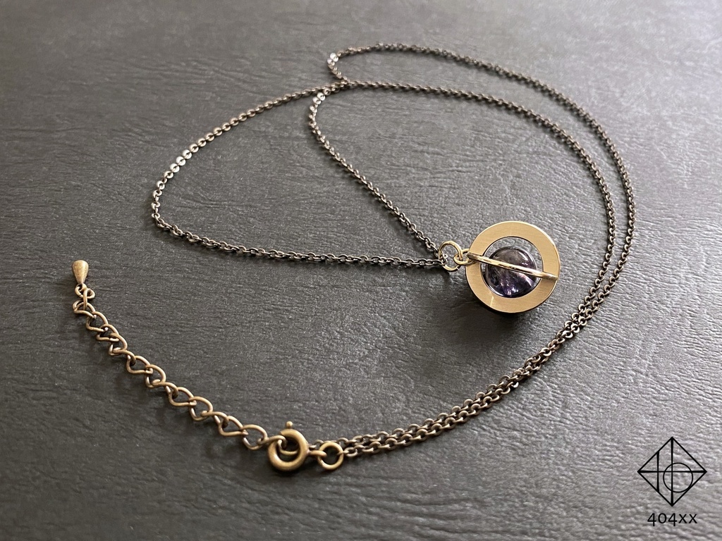 〈天球標本/銀河〉ペンダント