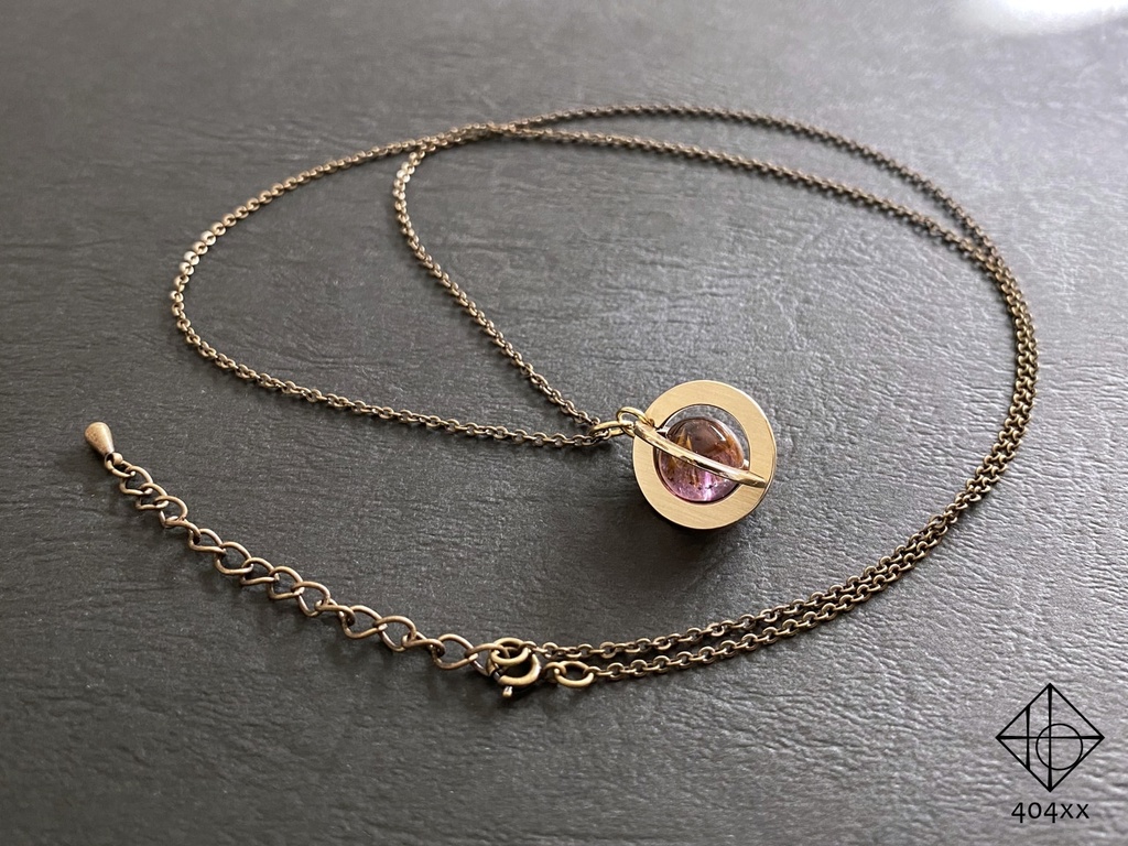 〈天球標本/星雲〉ペンダント